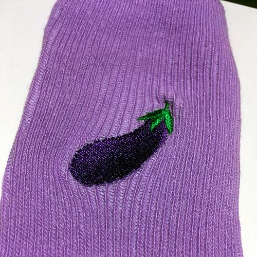 Носки «Баклажан» фиолетовые