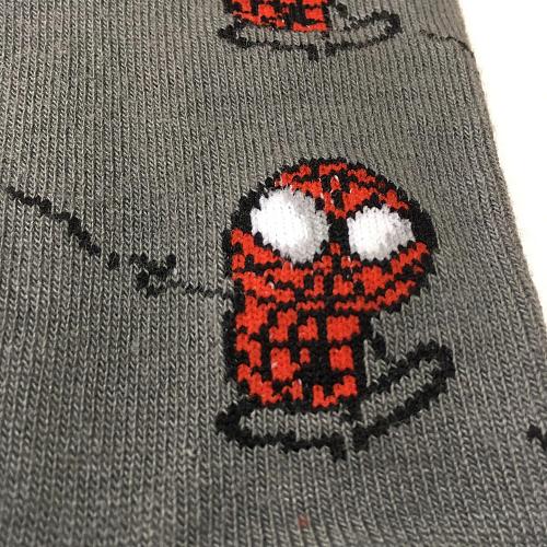 Носки «Человек паук» серые