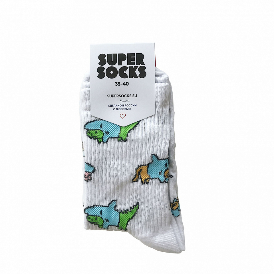 Носки SUPER SOCKS «Акулы зверята»