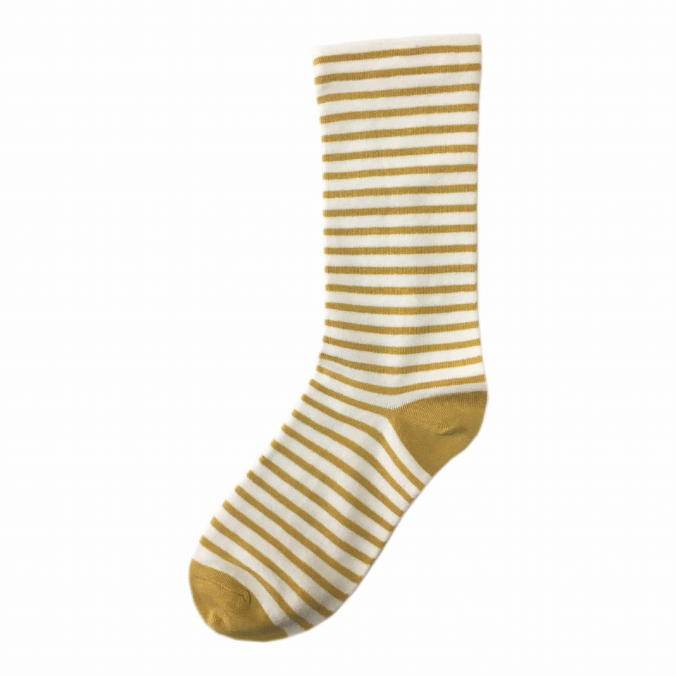 Носки «В желтую полоску» высокие