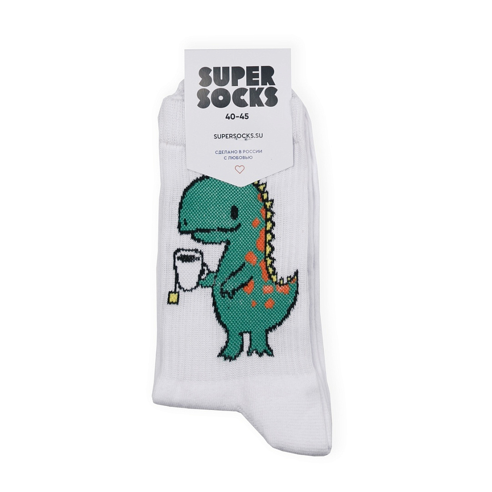Носки SUPER SOCKS «Тирекс» с динозавром