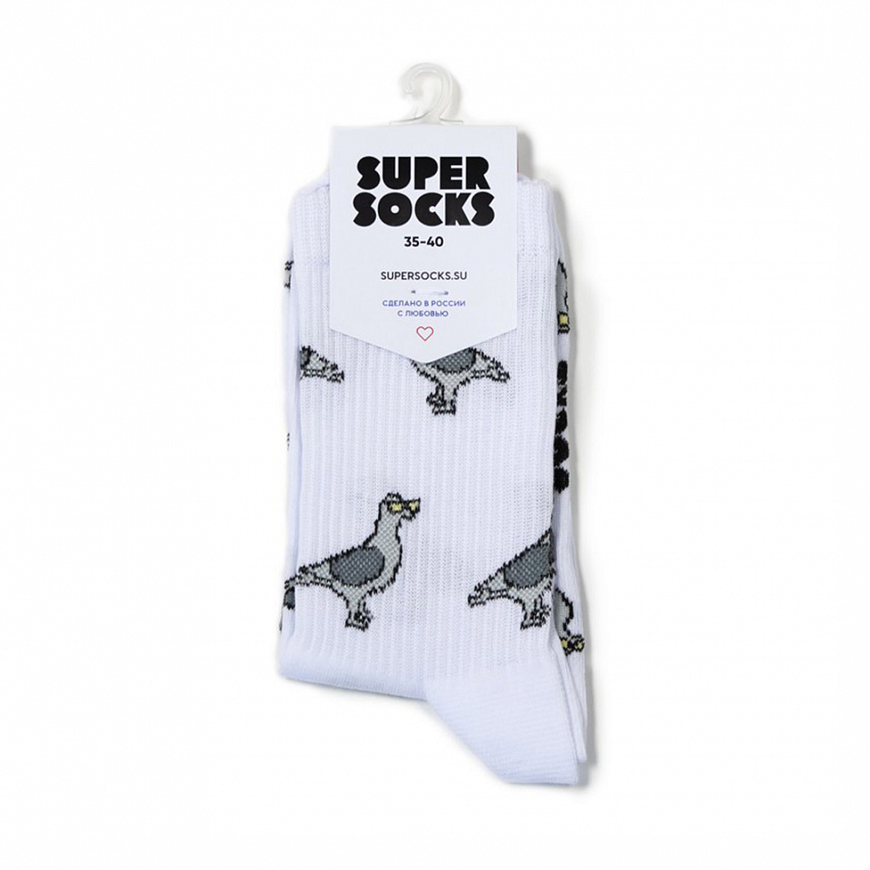 Носки SUPER SOCKS «Серый голубь»