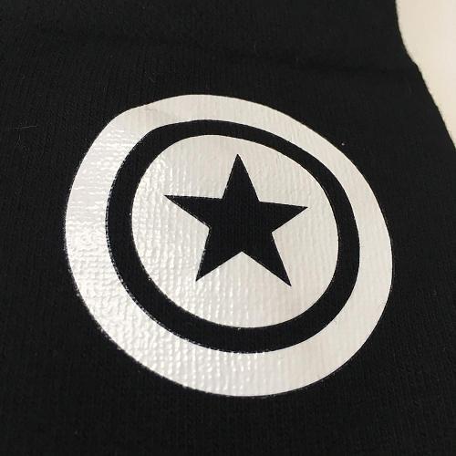 Носки «Капитан Америка» черные