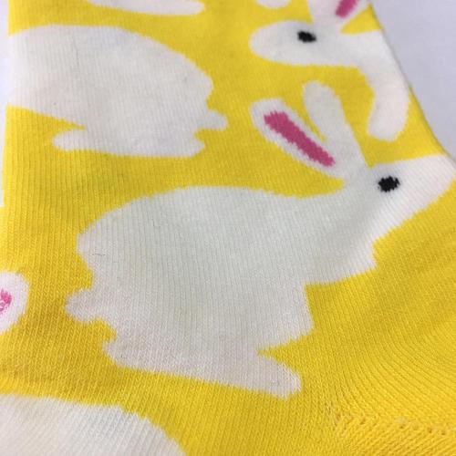 Носки «Кролики» желтые