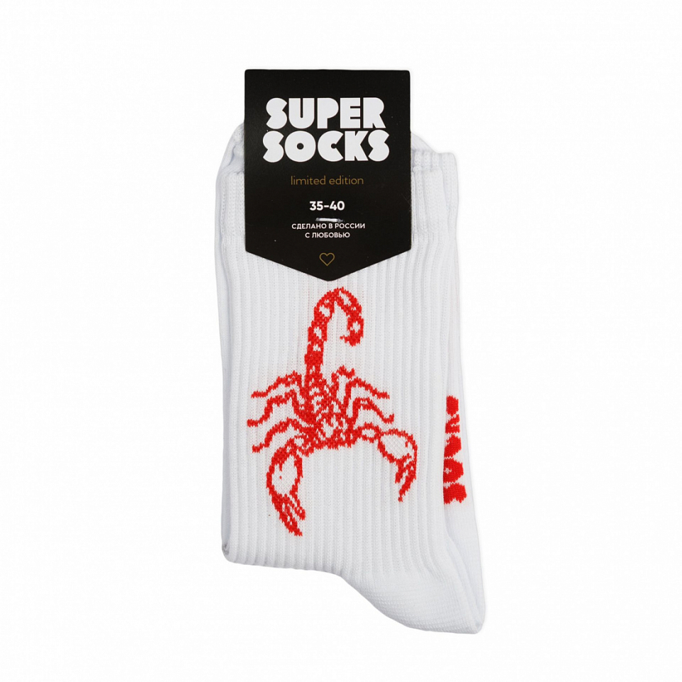 Носки SUPER SOCKS x Omerta «Скорпион»