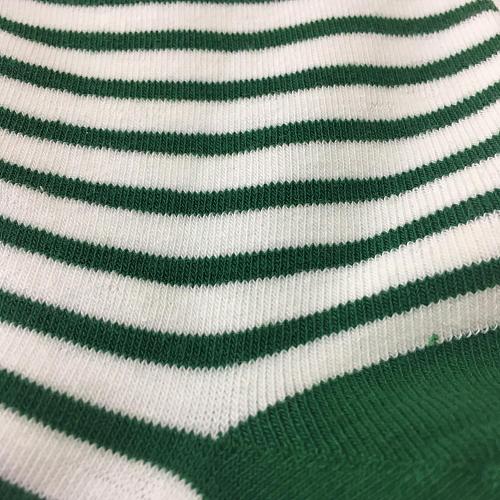 Носки «В зеленую полоску» высокие