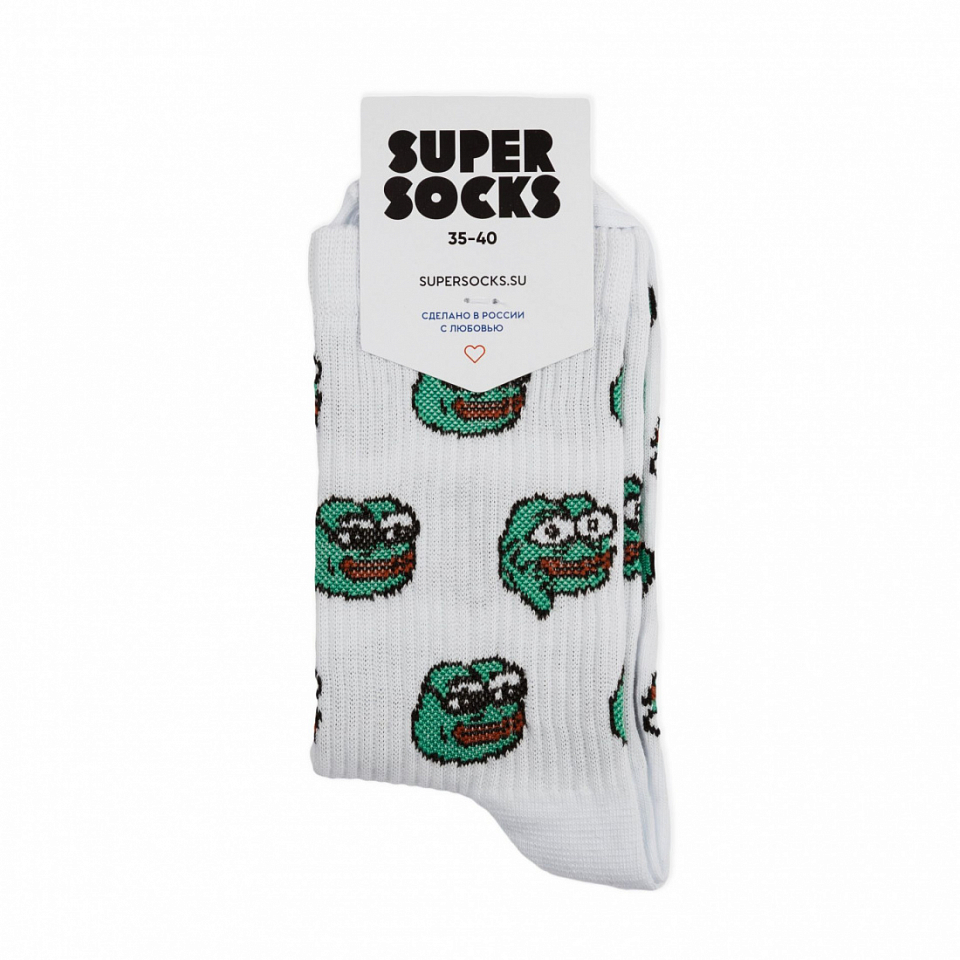 Носки SUPER SOCKS «Лягушонок Пепе»