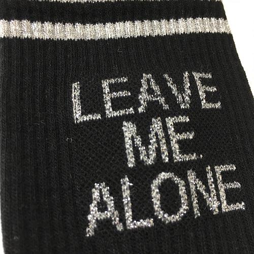 Носки «Leave me alone» черные